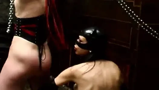 BDSM-action mit bösen französischen huren