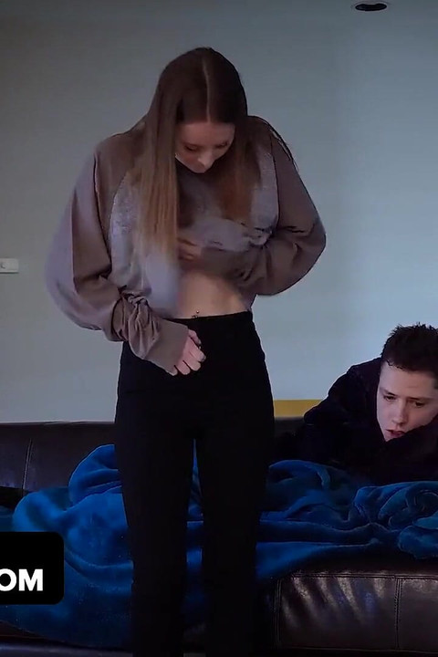 Danni Rivers Can't Resist Stepbro's Cock