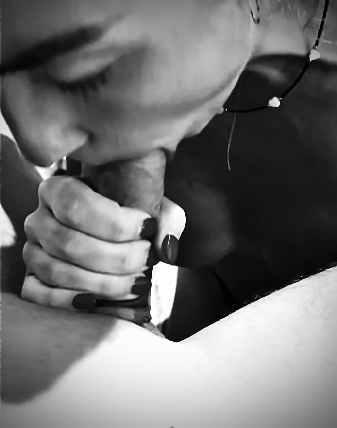 Blowjob after work