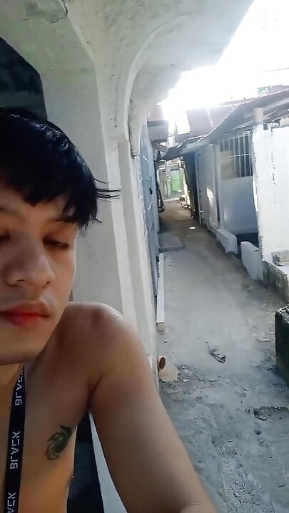 A Horny Asia Boy in the Public