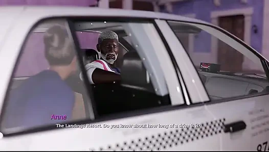 Авантюрная пара 104 Энн разделась в такси и играла с собой