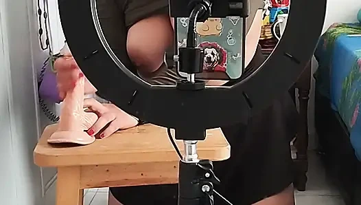 Sexy vor dem Spiegel