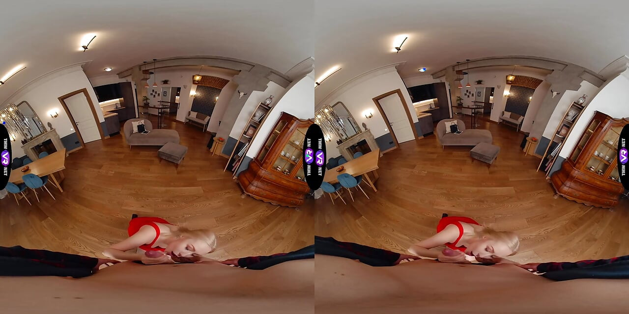 Sara Bork Pays Rent With Her Mouth And Gets A Facial - TeenMegaWorld