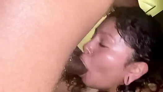 Pregnant Latina Takes Two BBC