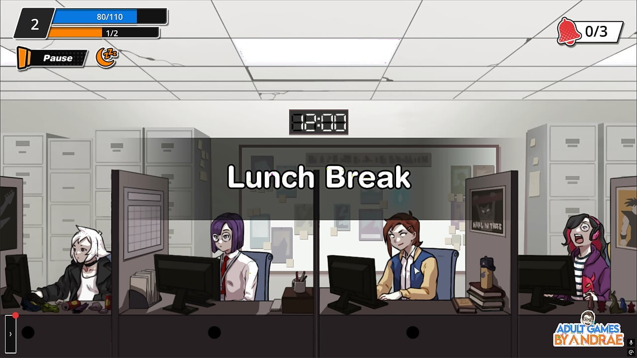 Femboy Ghost Gameplay Part 1 – Discreet Masturbation at Work