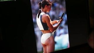 Yelena Isinbayeva con omaggio