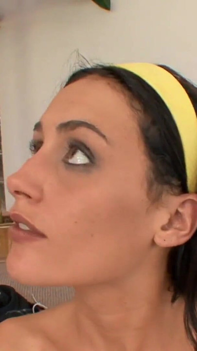 Captivating moment from "Petite brunette small tits slut gets a creampie in the gym"