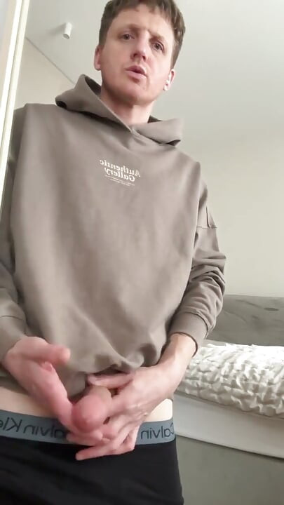 Masturbation with a Huge Dick in Front of a Mirror - Copious Ejaculation on Glass