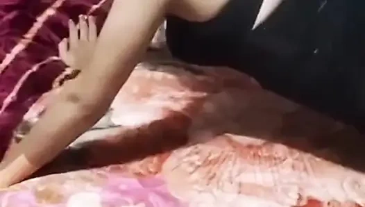 Paar arabisches teen und alter mann