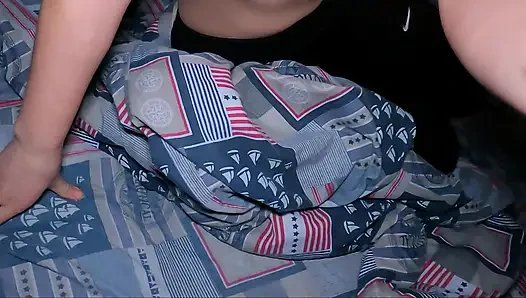 My stepsister wanted to play with my dick!