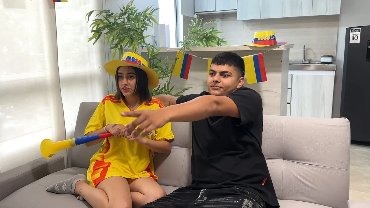 My horny Latina best friend is waiting for me without underwear and betting her rich wet pussy if her team wins. 2026 World Cup special!