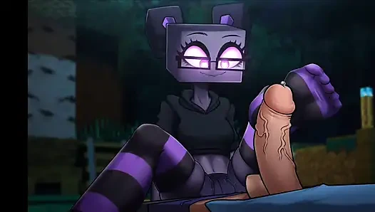 HornyCraft эндер-девушка, все сцены, подборка (3D-анимация для взрослых)