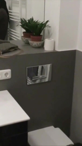 Must-share moment from "German Mature fuck two Friends of her Step Son on Toilet in 3some"