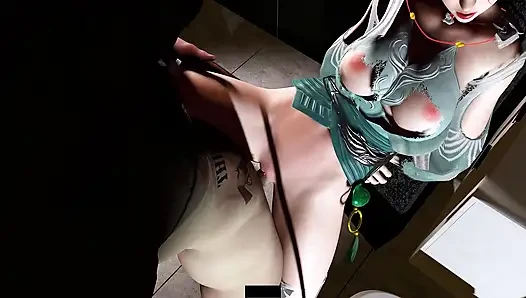 Digital Goddess Rising: Curves in Motion- 3D Animation Hentai