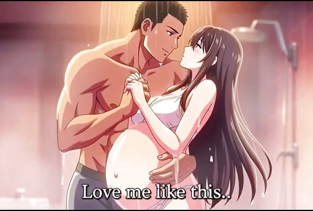 Shower sex husband helping wash Ayesha's pregnant body