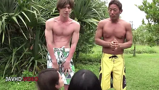 Kinky Japanese Cutie Gets Creampied by Sleazy Adorable Babes In Action