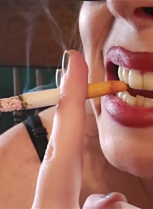 Up Close and Personal with My Mouth, Teeth, and a Smokey Good Time Asmr