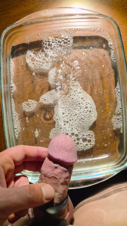 Pissing in a different way! For the first time!