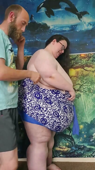 SSBBW Giant Fat Body Swim Suit with Help