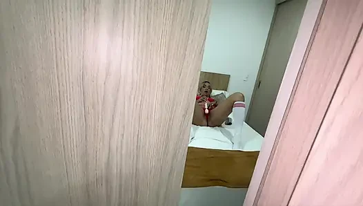 They Catch Me Playing with My Vibrator and They Catch Me