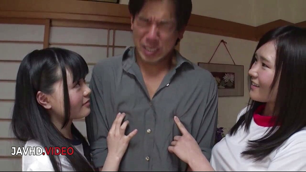 Japanese Threesome Creampie with Sanae Akino and Kaede Aoshima
