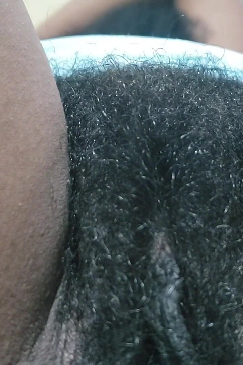 Hot Hairy Pussy Slow-motion Close-up Fuck of Black Wife