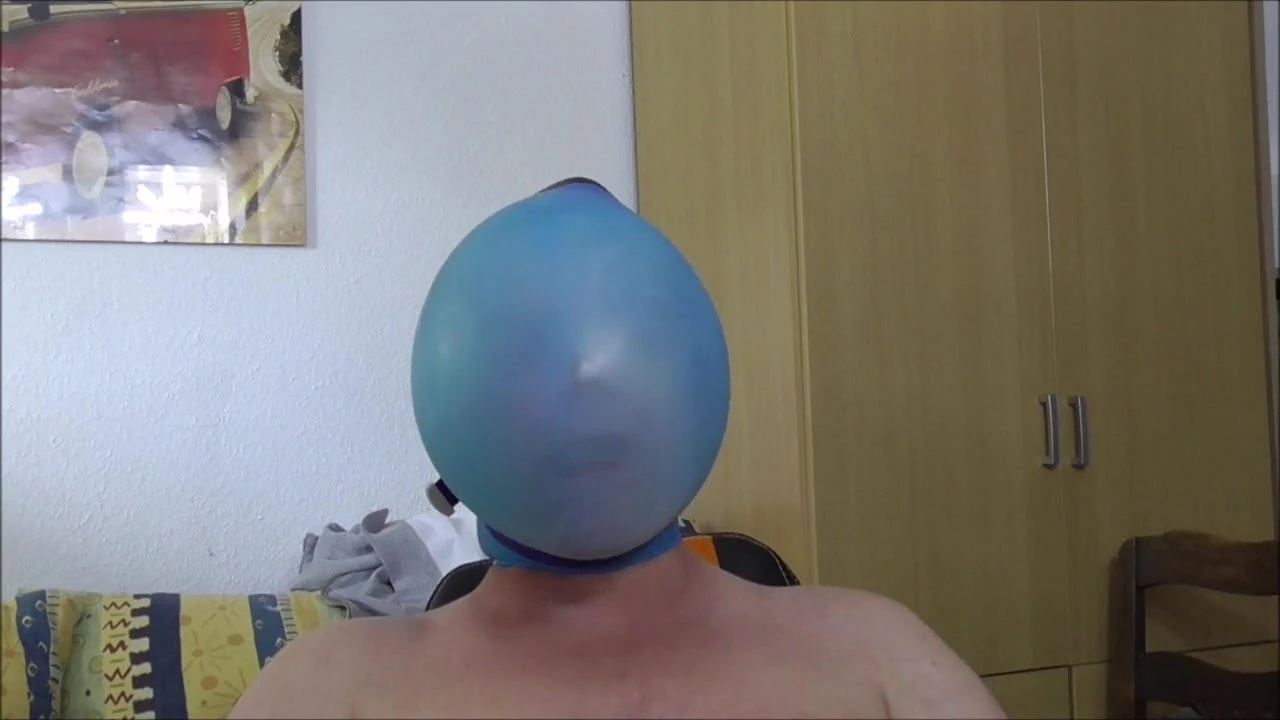 Juego de respiración con goma de látex