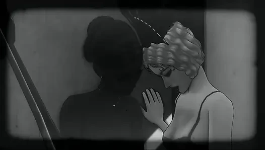 1940 style Burlesque sluts getting spanked and fucked hard