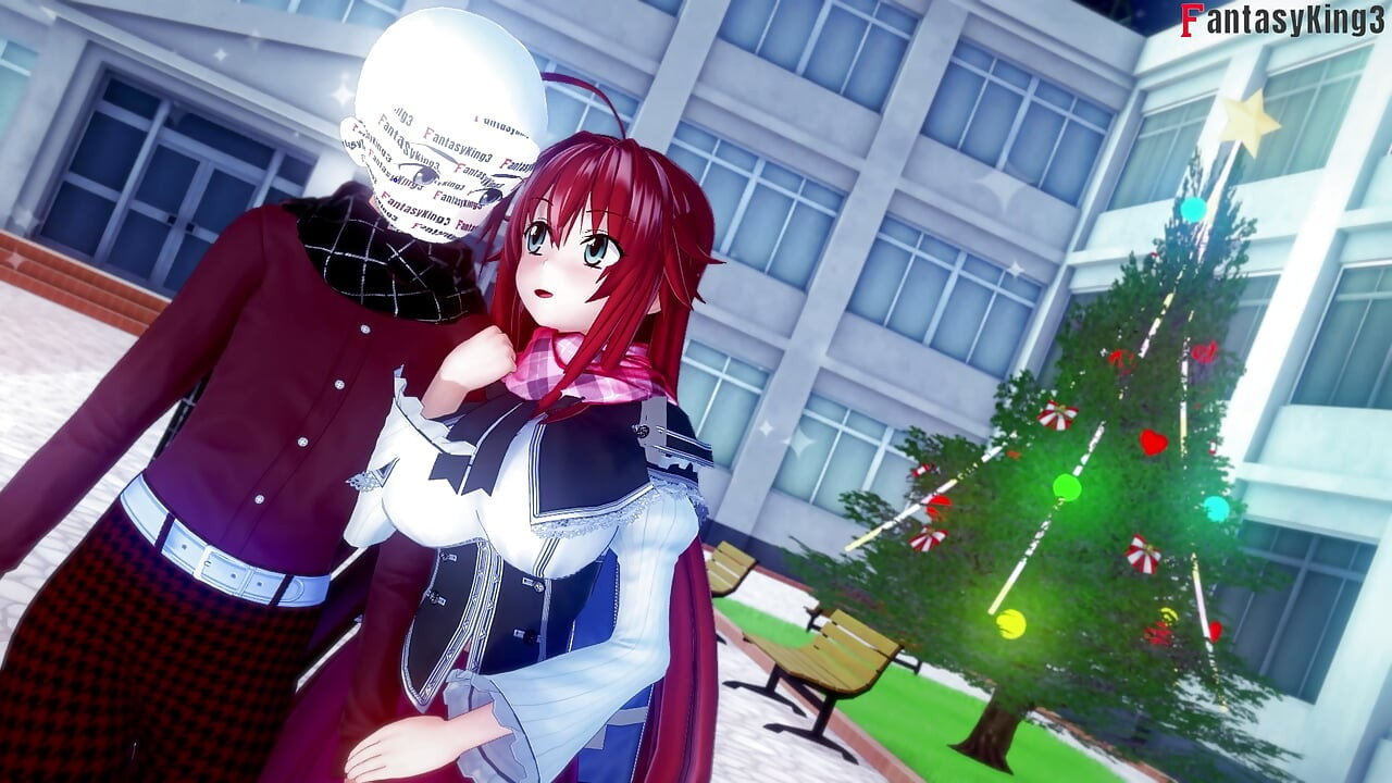 Rossweisse erwischte mich fast beim ficken mit Akeno - AUF DERER, DER NTR Madness Serie