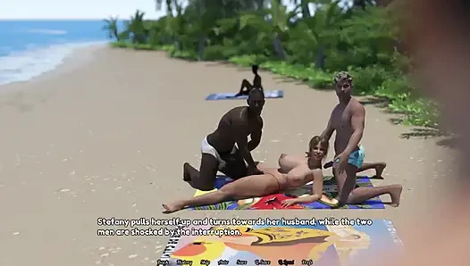 Perfekte hausfrau # 36 fremde lassen heiße ehefrau hart an einem strand kommen