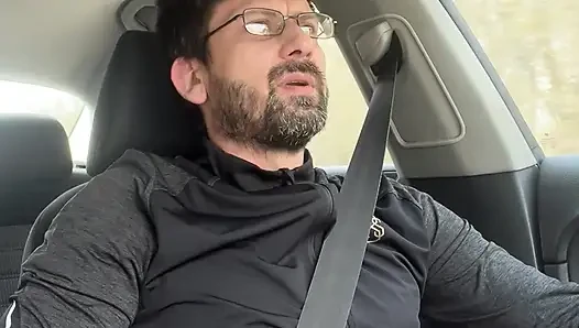 She Couldn’t Wait - MILF Blowjob & Handjob While Driving - Public Car Sex Kingyordanov
