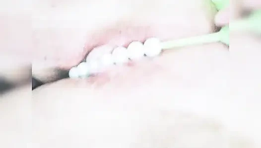 Arab Hijab Sister Stuff Pussy With Panties Beads Home Alone Fun