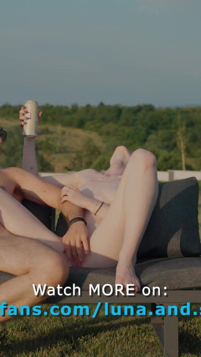 Spontaneous Outdoor Couch Sex: Squirting, Cumshot & Romantic Cuddles - Real Amateur Couple | Clip 2