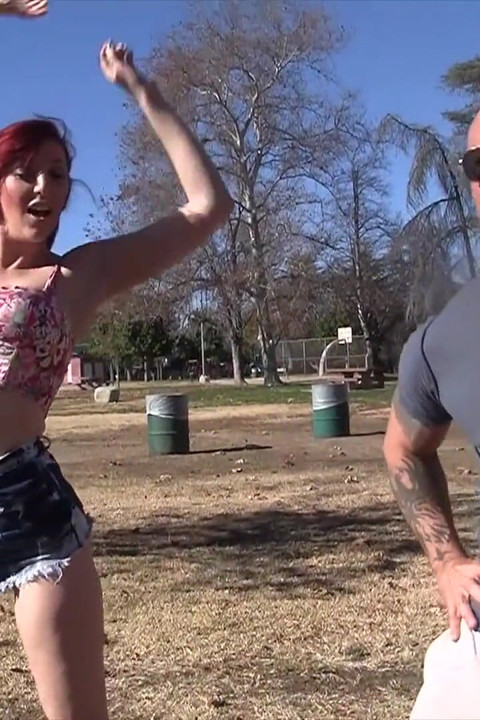 Lauren Phillips is ready to have her throat fucked by a massive stud