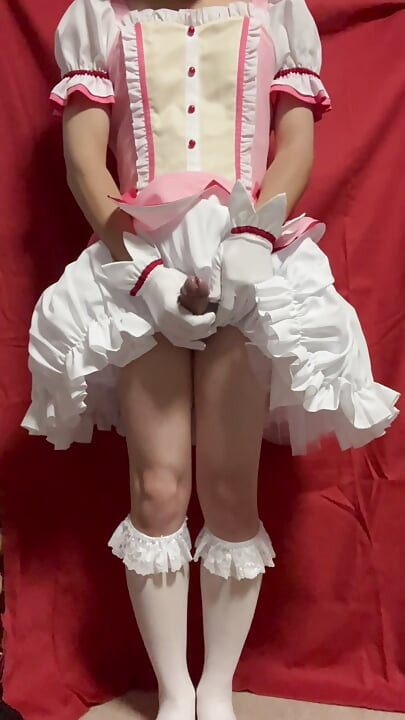 [Crossdressing] Madoka Magica Madoka Kaname Mastürbasyon