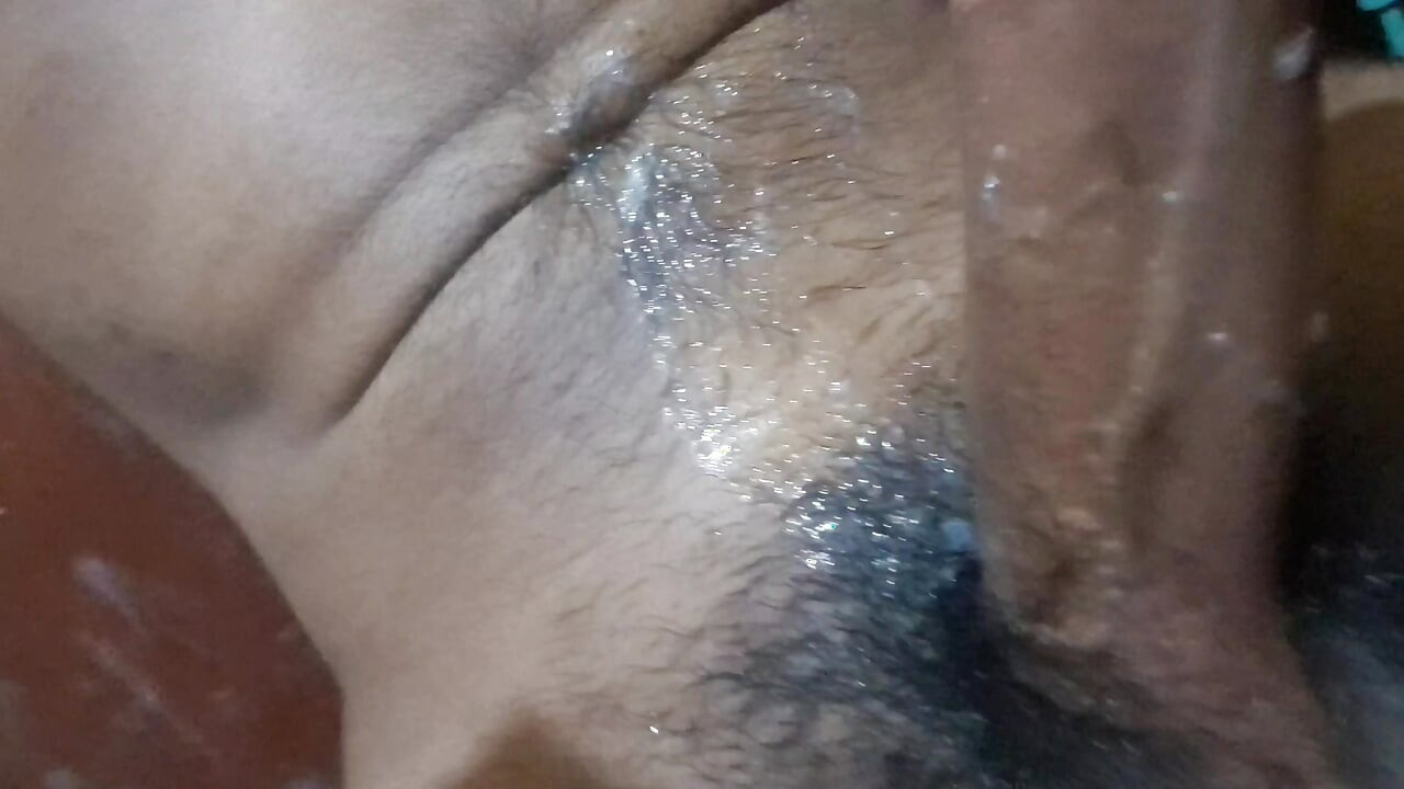 Desi Sexy boy spitting on glass fingering his ass
