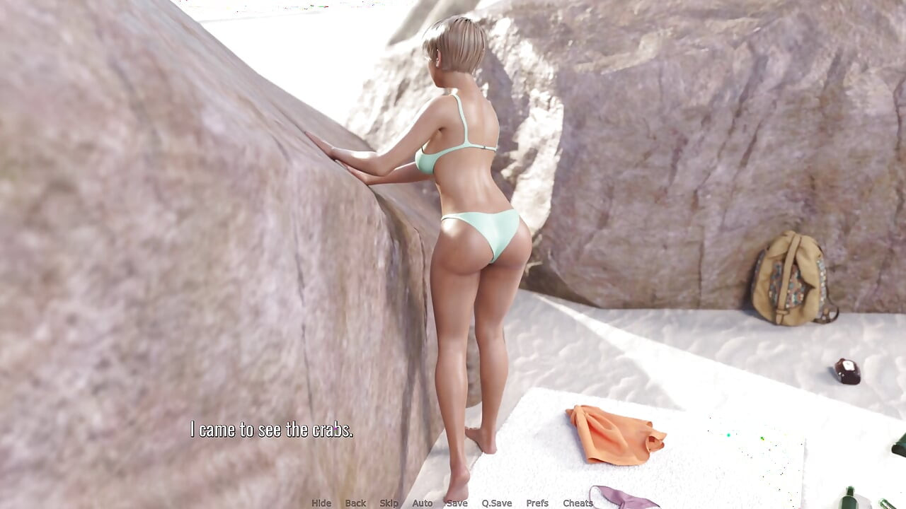 Awam MILF Amelie - Part 12 - Lucky Sam Enjoy a Steamy Beach Threesome-while Amelie Reads a Book