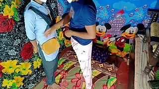 Desi high school girl 18+ viral MMS sex for money.talking dirty in hindi and losing her anal virginity Dhire se daliye