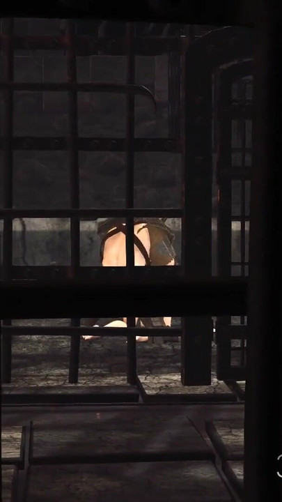 Key moment from "Dwarf knight plays with a sexy young princess slave in the medieval castle"
