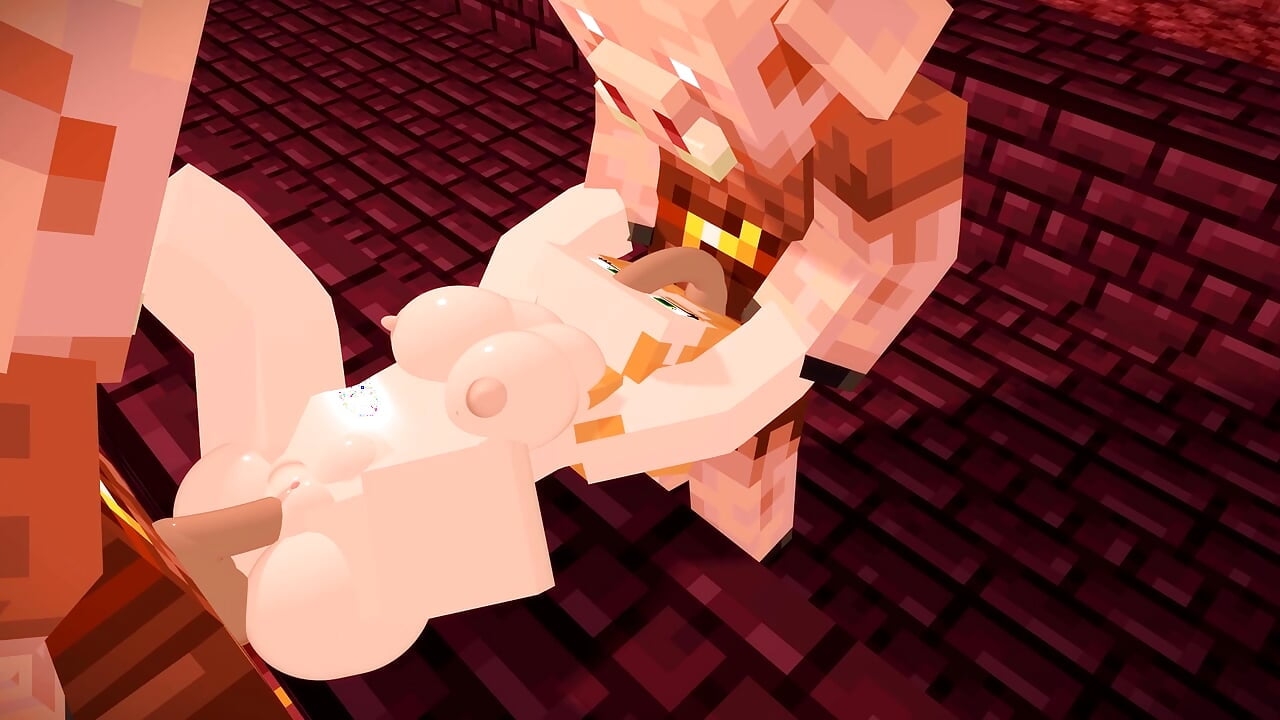 Alex ontdekt de nether, Ep 1, Minecraft porno mod