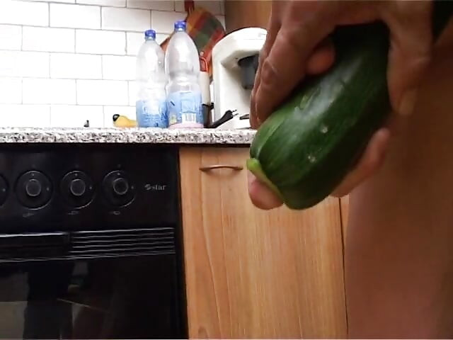 Hairy granny enjoys her cock and cucumber fuck and pegging her old fucker