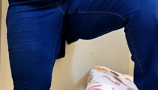 PAWG Shy Teen Employee Masturbat in Office When Boss Is Next Desk
