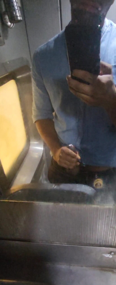 Key moment from "Desi guy jerking off in public train"