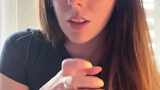 Hottie in Glasses Tells You How to Stroke!