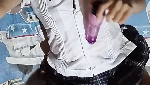 I Masturbate with My Delicious Toy (real Homemade)