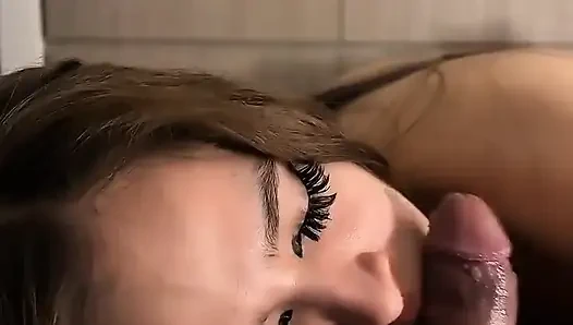 Petite Horny Girl Fucks Like Crazy and Gets a Creampie