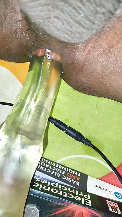 Indian Teen Cums a lot after a hard anal by automatic  Dildo Machine