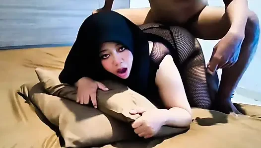 aunty served customer at the room hotel