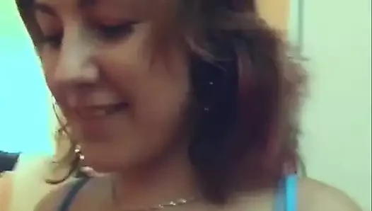 Two housewife milfs taking a break to pleasure their pussies with a fake cock