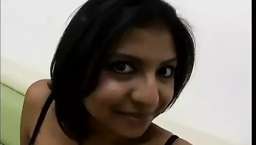 Dirty slut strokes a large fat cock then deepthroats it